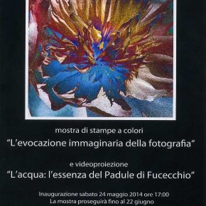 Palagio sabato 24 maggio : inaugurazione della mostra fotografica di Alberto Andreini “L’evocazione immaginaria della fotografia”