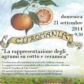 Domenica 21 settembre Citromania all' Istituto Agrario di  Pescia