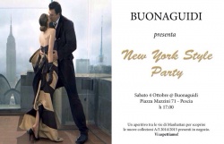 Pescia sabato 4 ottobre : NEW YORK STYLE PARTY alla boutique Buonaguidi