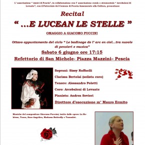 Associazione AMICI DI PESCIA : Sabato 6 giugno 2015, alle ore 17.15, presso il Refettorio di San Michele recital dedicato al compositore Giacomo Puccini.