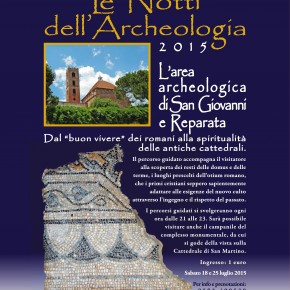 L’area archeologica di San Giovanni e Reparata  sabato 18 e sabato 25 luglio dalle ore 21:00 alle 23:30