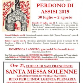 La città onora San Francesco Cerimonia del Perdono di Assisi e ricordo della visita in Città del 1211