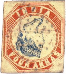 L’angolo del filatelico (N°25) I francobolli più famosi e di valore : 1854 India "Four Annas: Inverted Head"