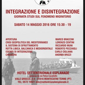 Montecatini Terme 14 maggio . Conferenza del Fronte Nazionale : "Integrazione e disintegrazione"