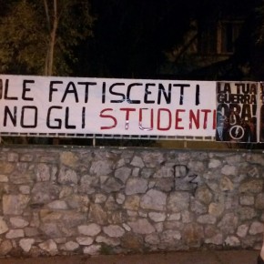 Montecatini, Blocco Studentesco protesta contro i mancati lavori all'Istituto Alberghiero