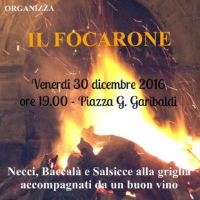 S.Quirico 30 dicembre Il Focarone - Necci, Baccalà e Salsicce alla griglia con buon vino