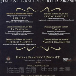 Teatro Pacini stagione lirica e di operetta - UNA PALCO ALL'OPERA
