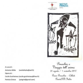 Pinocchio: viaggio nell'anima  Mostra d'arte al Parco di Pinocchio delle artiste Cecile Guicheteau e Grieco Patrizia