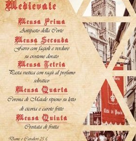 Pescia Cena propiziatoria al Rione Santa Maria Giovedì 30 agosto