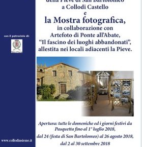 Apertura della Pieve di Collodi Castello dal 24 al 26 Agosto 2018