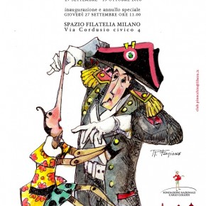 “Preso per il naso- Pinocchio e i Carabinieri”:  mostra a Milano con un annullo speciale di Poste Italiane