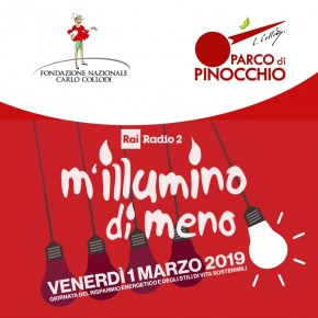 La Fondazione Nazionale Carlo Collodi aderisce a M’illumino di meno 2019  Al Parco di Pinocchio attività per sensibilizzare sul riuso e risparmio energetico
