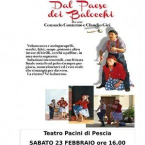 Teatro Pacini sabato 23 febbraio''Dal Paese dei Balocchi'