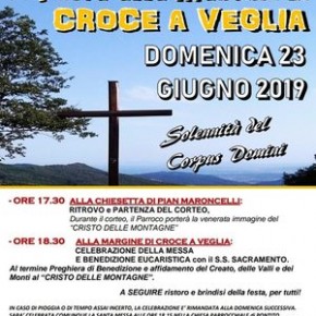 Domenica 23 giugno 2019 Parrocchia di Pontito di Pescia 2^ Festa alla Margine di Croce a Veglia
