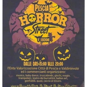 Giovedì 31 ottobre 2019. Pescia Horror Street Halloween a Pescia