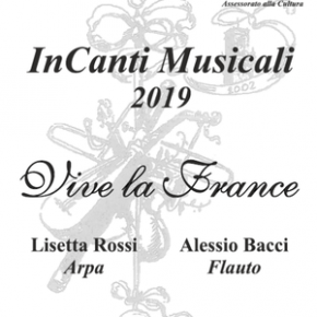 Pescia refettorio del Monastero San Michele domenica 20 ottobre. InCanti Musicali 2019 Concerto "Vive la France"