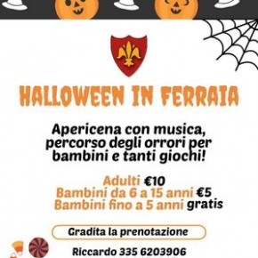 Giovedì 31 ottobre Rione Ferraia Festa  di Halloween