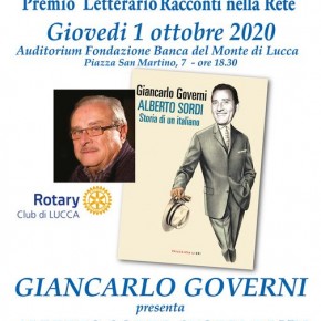 Giovedì 1 ottobre LuccAutori - Giancarlo Governi /Auditorium Fond. Banca del Monte