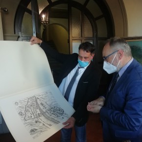 Il prefetto di Pistoia Gerlando Iorio in visita al comune di Pescia