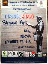 Pescia Piazza del Grano domenica 13 settembre " Pescia. Zero street Art"- Performance live