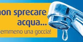 DIVIETO ASSOLUTO DI SPRECARE ACQUA FINO AL 30 SETTEMBRE A PESCIA