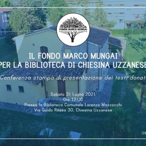 Chiesina Uzzanese . Importante donazione di libri alla biblioteca di Chiesina Uzzanese.