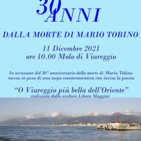 Sabato 11 dicembre alle ore 10 / Molo di Viareggio  Targa commemorativa per Mario TOBINO