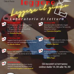 Pescia Liceo Lorenzini 25 febbraio 2022. Laboratorio di lettura Il gioco di leggere, leggere il gioco