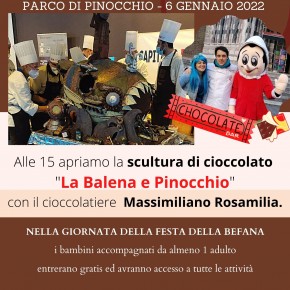 Parco di Pinocchio, bambini gratis  il giorno della Befana. Come fare
