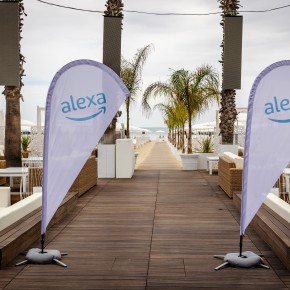 Alexa arriva in Toscana per la terza tappa dell’iniziativa Alexa On The Beach     L’assistente vocale di Amazon sceglie lo splendido stabilimento Playa Paraíso per il penultimo appuntamento del suo tour estivo
