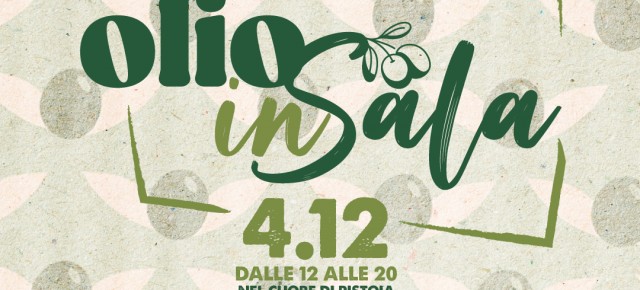 'Olio in Sala': il 4 dicembre la prima edizione a Pistoia, tra degustazioni e acquisti
