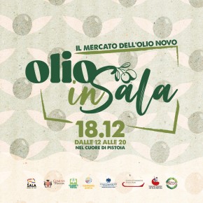 “Olio in Sala”: il 18 dicembre la prima edizione a Pistoia, tra degustazioni e acquisti
