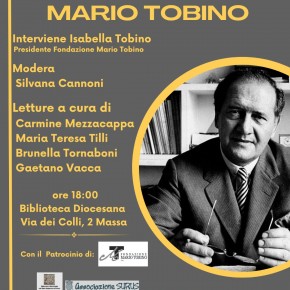 Biblioteca diocesana di Massa venerdì 10 marzo alle  18. PAGINE DI AUTORI TOSCANI :  MARIO TOBINO  con Isabella Tobino