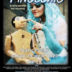 Teatro Pacini, sabato 29 aprile ore 17 ''  LO CHIAMERO ’ PINOCCHIO ''