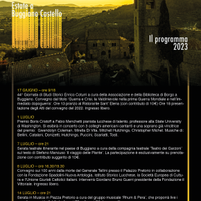 Associazione Culturale Buggiano Castello. Eventi estate 2023