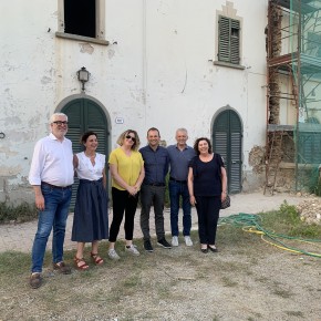 Giovedì 29 giugno l'Assessora alle politiche Sociosanitarie della Regione Toscana, Serena Spinelli, in visita al cantiere a Larciano dove sorgerà la nuova struttura per il "Dopo di Noi".