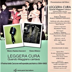 Venerdì 28 luglio - Presentazione libro sul festival della canzone  "Leggera cura - quando Maggiano cantava"