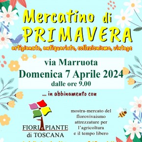 DOMENICA 7 APRILE, IN VIA MARRUOTA A MONTECATINI TERME, SBOCCIA  LA FESTA DI PRIMAVERA