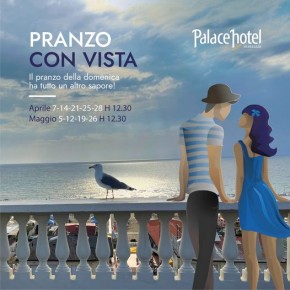 Domenica 5 maggio sulla terrazza del Palace Hotel di Viareggio. La musica del dj Alex Casini PRANZO CON VISTA