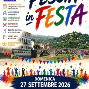 PESCIA IN FESTA DOMENICA 27 SETTEMBRE CON LE BANCARELLE  DELL 'ANTIQUARIATO E TANTE ALTRE INIZIATIVE IN TUTTO IL CENTRO STORICO