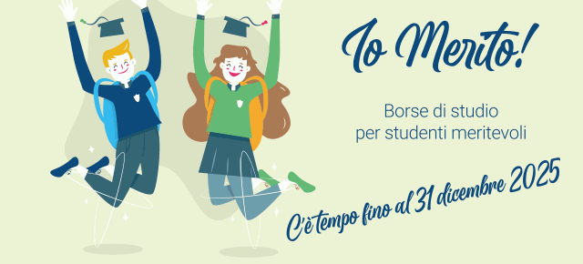 NOVANTA borse di studio per gli studenti più meritevoli nell’anno scolastico e accademico 2025/2026: IO MERITO! Sono quelle messe a disposizione da Banca di Pescia e Cascina Credito Cooperativo per i suoi Soci e per i loro figli o nipoti in linea diretta entro il 2° grado. NOVANTA borse di studio per gli studenti più meritevoli nell’anno scolastico e accademico 2025/2026: IO MERITO! Sono quelle messe a disposizione da Banca di Pescia e Cascina Credito Cooperativo per i suoi Soci e per i loro figli o nipoti in linea diretta entro il 2° grado.