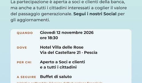 Banca di Pescia e Cascina ''NONNO INSEGNAMI'' Il valore del denaro e l'importanza del risparmio arriva dai nonni Banca di Pescia e Cascina ''NONNO INSEGNAMI'' Il valore del denaro e l'importanza del risparmio arriva dai nonni